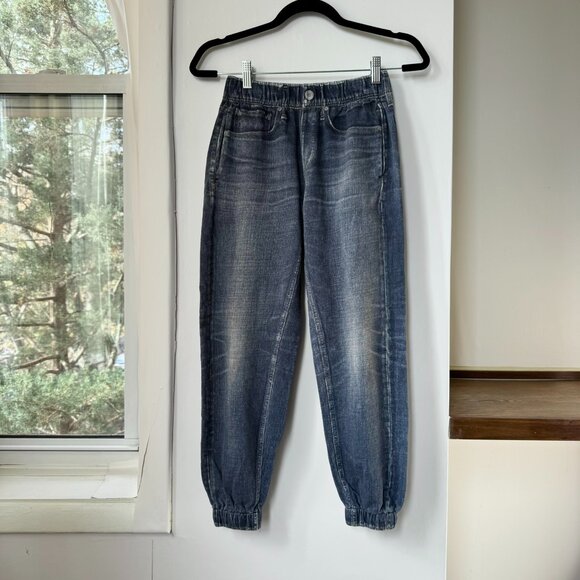 Rag & Bone Miramar Sweatpant Jean Joggers Dark Wash Merest XS - Picture 5 of 12